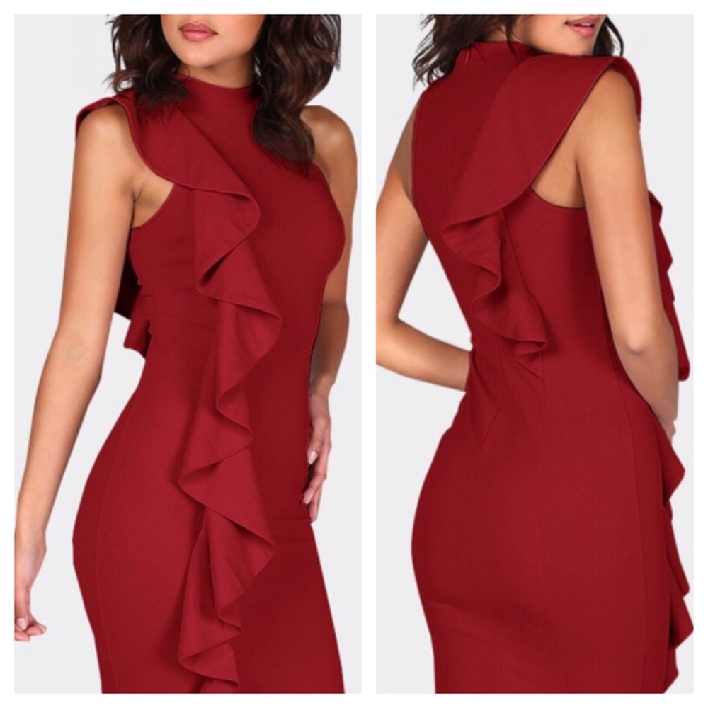 FLOUNCY MINI DRESS - Picture 3 of 8